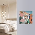 thumbnail image 4 of Yayeee Toggle Light Switch Wall Plate 2-Gang 4.56"x4.48" Decorative Outlet Cover, Art City, 4 of 7