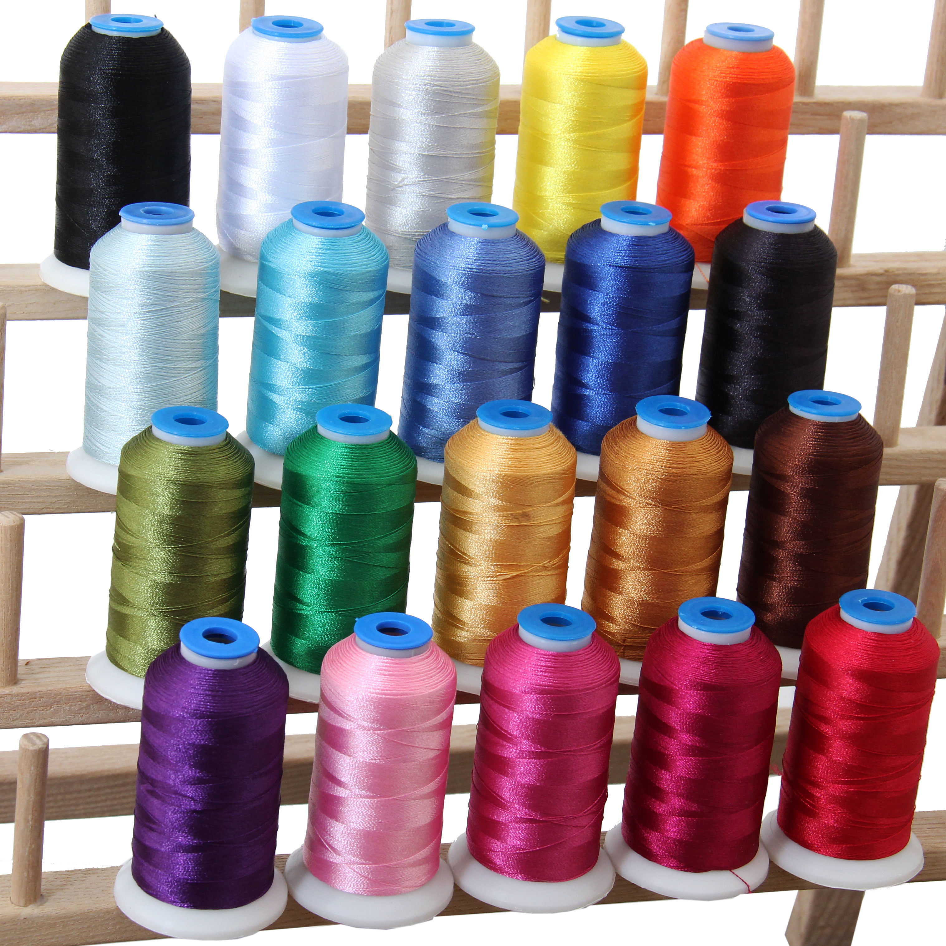 20 Clear Bobbin Sewing Machine Plastic Spools For Thread Brother Singeha