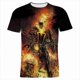 thumbnail image 1 of Ghost Rider camiseta Für Männer Sommer Marvel 3D Druck Lässige damen camisetas Kurzarm Harajuku Junge Mädchen Kinder t Tops xuanjing unisex, 1 of 2
