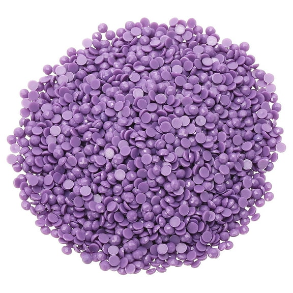 Uxcell 6000 Pcs Diamond Art Painting Replacement Beads, 2.7 Mm/0.11" Crystal Painting Round Rhinestones Flat Back Gems Stones for Nails Diamond Art Crafts DIY Makeup, Purple