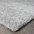 thumbnail image 4 of Luxe Weavers Fluffy Shag Light Gray 6x9 Area Rug Plush Bedroom Carpet, 4 of 9