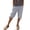 Light Blue, variant on Knee Length Shorts for Women 2026 Summer Cotton Linen Elastic Waist Drawstring Elastic Hem Casual Shorts with Pockets