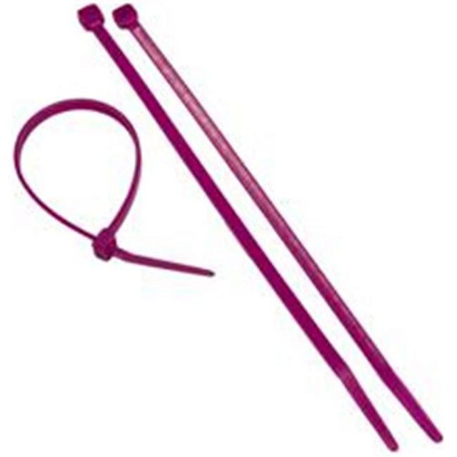 Morris Products 20619 Purple Nylon Cable Ties 50Lb 8 In. Pack Of 100