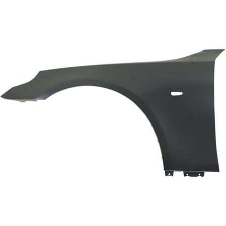 For BMW 525i 2004 05 06 2007 Front Fender Driver Side | With Turn Signal Light Hole | Replacement For 41357111429-PFM , BM1240141 | Trim: Base