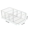 thumbnail image 2 of Transparent Stackable Divider Storage Box with Lid for Kitchen and Makeup, 2 of 11