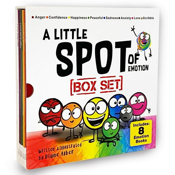 A Little SPOT of Emotion 8 Book Box Set (Books 1-8: Anger, Anxiety, Peaceful, Happiness, Sadness, Confidence, Love, and Scribble Emotion) (Paperback)