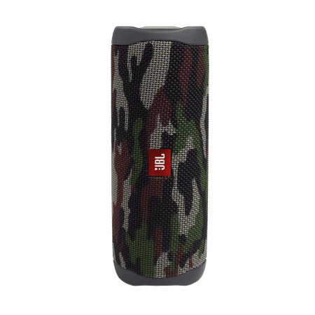 JBL - Flip 5 Portable Bluetooth Speaker - White Steel