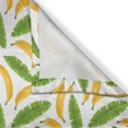 thumbnail image 3 of Playroom Curtains 2 Panels Set, Banana Leaves Yummy Tropical Fruit Vacation Symbol Icons Climate Kids Print, Window Drapes for Living Room Bedroom, 55W X 39L Inches, Fern Green Yellow, by Ambesonne, 3 of 3