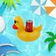thumbnail image 2 of Bebida inflable Portavasos para bebidas Piscina flotante Juguete de agua (G) 220793.07 Likrtyny Para estrenar, 2 of 5