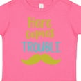 thumbnail image 4 of Inktastic Here Comes Trouble, Mustache, Moustache Boys or Girls Toddler T-Shirt, 4 of 5