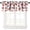 Fruit-2, variant on Eucalyptus Leaves Kitchen Valance, Rustic Wooden Board Watercolor Leaf Plants Floral Botanical Food Family Love Window Curtain for Home Diningroom Cafe, 54x18inch