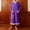 Purple, variant on Ahabrexf Robe for Men,Fleece Solid Casual Hooded Pocket Pullover Long Sleeve Night Bathrobe
