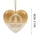 thumbnail image 3 of Uuiauoio Christmas Tree Ornaments, Christmas Decorations, Exquisite Ceramic Pendant, Heart-Shaped Structure, Beach Theme Appearance, Suitable for Xmas Trees, Holiday Decor, 3 of 6