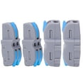 thumbnail image 4 of Terminal Wiring Block Wire Connector 20Pcs Quick Terminal Block 1 In 2 Out Wire Connector TShape PushType Wiring Splitter SPLF12ABlue, 4 of 8
