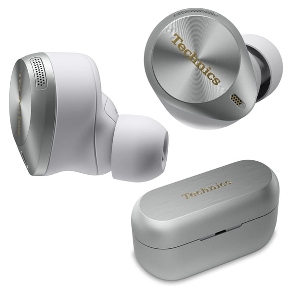 Technics Premium Hi-Fi True Wireless Auriculares Bluetooth con cancelación de ruido avanzada, conectividad multipunto de 3 dispositivos, carga inalámbrica, audio de alta resolución + llamadas mejorada