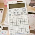 thumbnail image 2 of Cute Sanrio Calculator Hellokitty Melody Cinnamoroll Anime Solar Energy Calculator School Supplies Student Stationery Girl Gift, 2 of 21
