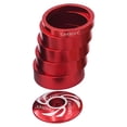 thumbnail image 1 of sweethay CANSUCC 8 piezas/juego de bicicletas, espaciador de auriculares, arandela reemplazable antioxidante Ciclismo Rojo, 1 of 6