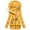 Yellow, variant on Coats Women's Solid Stitching Drawstring Hooded Slim Fashion Jacket Coat Outwear