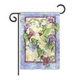 thumbnail image 2 of Breeze Decor 05035 Birds Hummingbird with Trumpet Flowers 2-Sided Vertical Impression House Flag - 28 x 40 in., 2 of 2