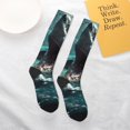 thumbnail image 5 of Salouo Wave Ocean Animal Shark Print Women's Men's Ankle Socks 1-pack Casual Athletic Socks for Unisex Adult Moisture-Wicking Socks for Daily Wear/Running/Sport, 5 of 8