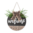 thumbnail image 2 of Welcome Sign Door Farmhouse Board Craft Pendant Porch Decor Ornament, 2 of 9