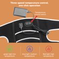thumbnail image 3 of Heated Knee Massager, Heated Knee Brace Wrap Muscle Relieve One Click Operation  for Home, 3 of 8