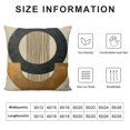 thumbnail image 5 of Orinice  Throw Pillow Covers,Linen Decorative Modern Pillow Cases Mid-Century Classical Square Pillowcases,18x18 Inches Cushion Covers for Sofa Couch Bed Car, 5 of 5