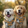 thumbnail image 2 of Dog Bandana 2 Pack,Halloween Ghosts Pumpkins and Bats Bandanas for Dogs,Cat Bandana,Small/ Large Dog Bandana 2 Size,Dog Bandanas Girl Boy, 2 of 5