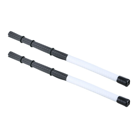 Professional Nylon Wire Brush Jazzes Drum Brush with Handle Scalable Drum Brush