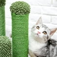 thumbnail image 6 of Demi Bonn 29" Cactus Cat Scratcher Post, Oasis Series Lovely Cat Scratching Post Cat Tree for Indoor Cats, Brown L, 6 of 8