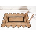 thumbnail image 3 of Rectangle Rug Natural Jute Rug Hand Braided Beige and Black Color Rounding Line Pattern Area Rug, 3 of 5
