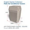 thumbnail image 7 of Budge 34"W 34"L Brown / Beige Patio Square AC Cover, English Garden, 7 of 7
