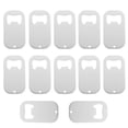thumbnail image 1 of Abridores de botellas de cerveza de 12 Uds., abridores de botellas de acero inoxidable, abridores de bebidas y refrescos, abridores de botellas manuales, 1 of 5