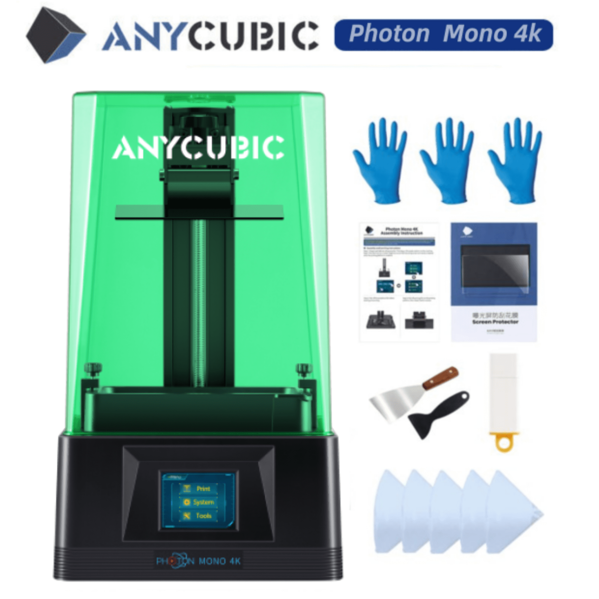ANYCUBIC Photon Mono 3D Printer, Monochrome Screen Upgraded LCD SLA UV Resin 3D with Fast & Precise Printing and Large Printing 5.20''X3.14''X6.50'' - Walmart.com