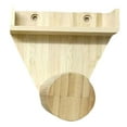 thumbnail image 3 of koolsoo Billiards Triangle Wall Mounted Storage Rack Lightweight 12x12cm Accessories Wood Color, 3 of 9