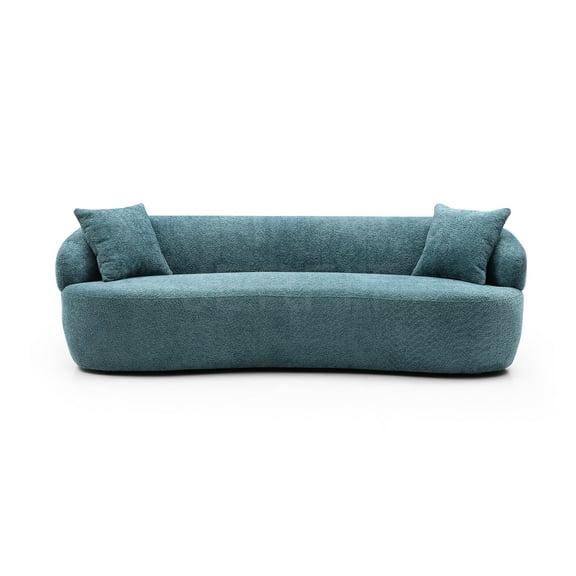 JERFIT 3-in-1 Convertible Sleeper Sofa Bed with Storage Pockets, Pull Out Bed, Recliner & Loveseat Mode, Soft Corduroy Fabric for Small Space, Grey