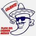 thumbnail image 2 of CafePress - Playa Del Carmen, Caliente BR - White/Black Shot Glass, Unique and Funny Shot Glass, 2 of 2