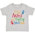 thumbnail image 3 of Inktastic Mimi and Poppop Love Me Boys or Girls Toddler T-Shirt, 3 of 5