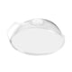 thumbnail image 2 of Tapa para microondas de 26 cm con rejilla de ventilación y asa para almacenar alimentos. ordenador blanco, 2 of 9