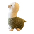 thumbnail image 1 of Alpaca de peluche, juguete para niños, lindo compañero, juguete suave Verde 65cm, 1 of 9