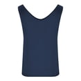thumbnail image 5 of Admvng Womens Tank Tops Casual Solid Color Top Polyester Sleeveless S-2XL, 5 of 6