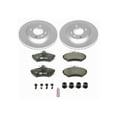 thumbnail image 2 of Power Stop Front Euro-Stop ECE-R90 Certified Brake Pad and Rotor Kit ESK374 Fits 1999 Volkswagen Jetta, 2 of 5