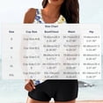 thumbnail image 2 of FDGIU Women Blouson Tankini Swimsuit - Two Piece Tummy Control Bathing Suits with High Waisted Bottom Loose Fit Swimwear, 2 of 5