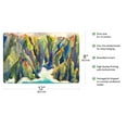 thumbnail image 2 of Koolau Cove - Oahu Hawaii - Koolau Mountain Range - From an Original Hawaii Watercolor Painting by Peggy Chun - 8 x 12 inch Vintage Metal Tin Sign, 2 of 4