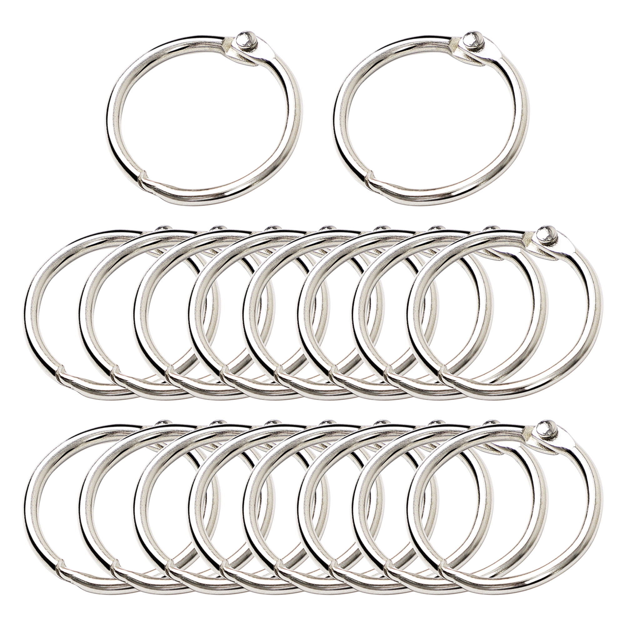 Unique Bargains Binder Rings Loose Leaf Rings Office Book Rings