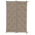 thumbnail image 6 of vidaXL Cushion for Swing Chair Taupe 59.1" Fabric, 6 of 8