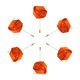 thumbnail image 1 of 6 Pcs Ramilletes de Rosa para Novios Alfileres de Ramilletes para Hombres Ceremonia de Boda Aniversario Cena Formal Fiesta Naranja, 1 of 5