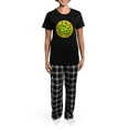 thumbnail image 4 of CafePress - Shenanigans Women's Dark Pajamas - Women's Short Sleeve Print T-Shirt and Pants Dark Cotton Pajama Set, 4 of 7