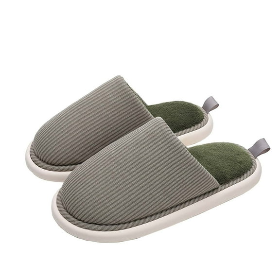 Busydd Slippers for Women and Men Unisex Cozy Warm Indoor Slippers Soft Breathable House Slippers Casual Non-Slip Thick Bedroom Home Slippers Shoes