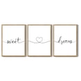 thumbnail image 3 of SHENIFY Sweet Dreams Sign Wall Decor Bed Bedroom Farmhouse Guest Room Wood Rustic Over Bed Wall Art Hanging Decoration 11x14in3pcs Natural Framed, 3 of 5